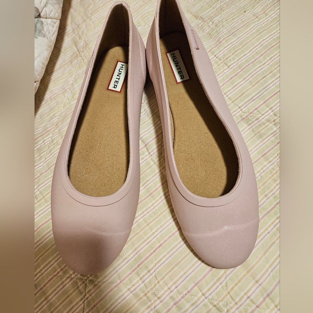 Women’s Hunter Original Tour Ballerina Flats In Pink Size 9